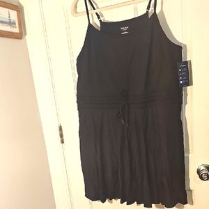 Black  athletic Women's romper Dress